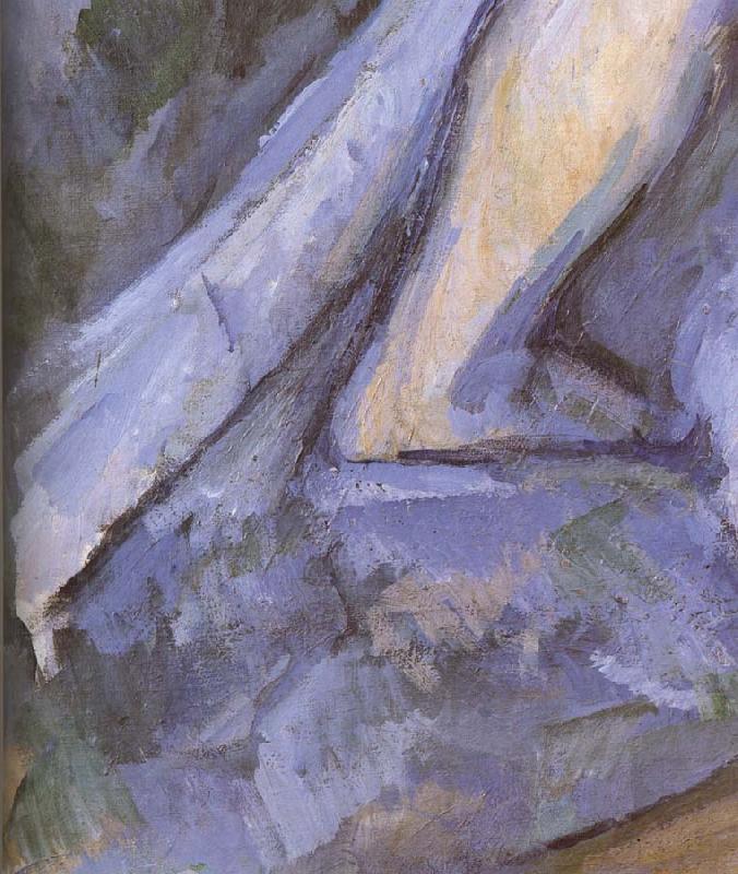 Paul Cezanne Detail of  Portrait of bather